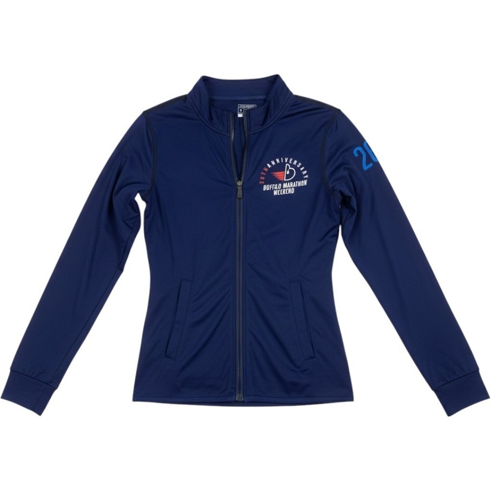 Buffalo Marathon Women's Small 20th Anniversary 26.2 Full Zip Running Jacket